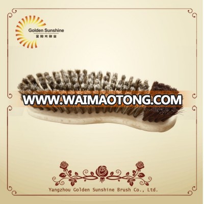 Hot selling new design wooden shoe polish brush for cleaning with FSC certification,cleaning brush manufactory